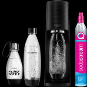 Sodastream Terra Wassersprudler Vorteilspack schwarz