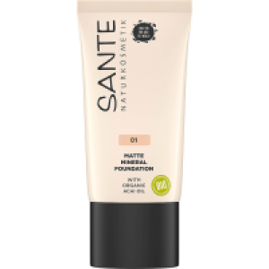 Rossmann Sante Matte Mineral Foundation 01 Warm Linen