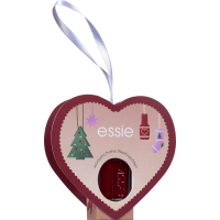 Rossmann Essie Nagellack in weihnachtlicher Herz-Verpackung, Nr. 427 maki me happy