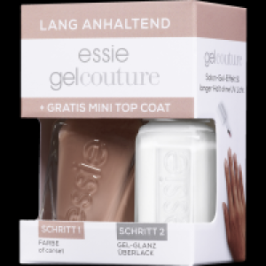 Essie Nagellack Gel Couture 504 Of Corset + Nagellack Gel Couture Top Coat