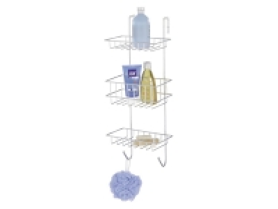 Wenko Duschregal »Revigo«, mit 3 Ablagen, 2 Haken, aus Stahl 24.36 €