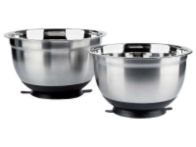 ERNESTO® Rührschüssel Edelstahl mit Saugboden 2er -Set 6.99 €