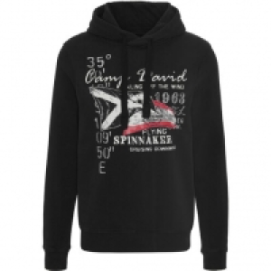 Camp David Hoodie, Print, Tunnelzug, Rippbündchen, für Herren