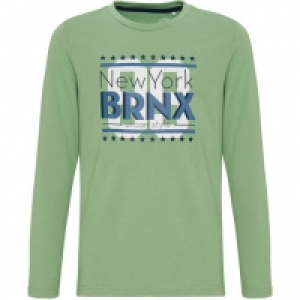 MANGUUN Langarmshirt, Rundhalsausschnitt, Print, für Jungen