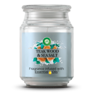 Große Duftkerze Teakholz & Meersalz 15.99 €