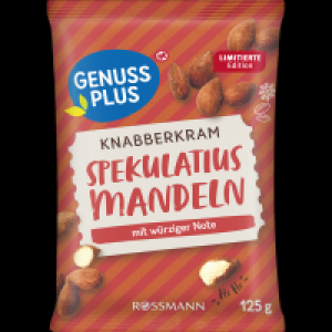 Rossmann Genuss Plus Knabberkram Spekulatius Mandeln