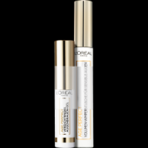 Loréal Paris Age Perfect Set: Volumen-Wimperntusche 01 Schwarz + Augenbrauen-Gel 05