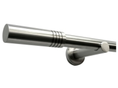 Gardinia Gardinenstange Sigma Ø 16 mm edelstahl-optik gebürstet 13.87 €