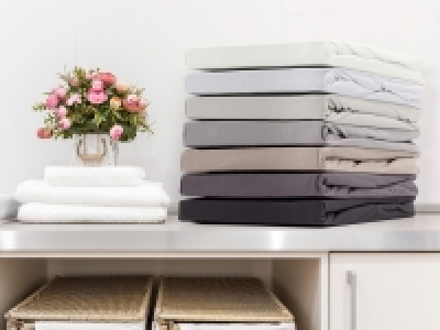 Biberna Jersey Spannbettlaken, für Boxspringmatratzen, enthält Baumwol 17.99 €