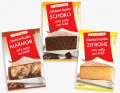 Back Family Backmischung Genießerkuchen