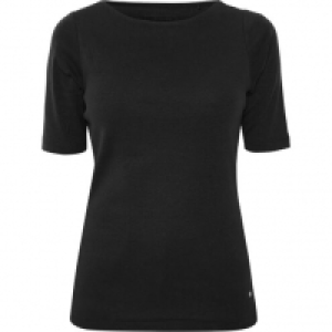 Karstadt  MANGUUN Collection T-Shirt, U-Boot-Ausschnitt, uni, für Damen