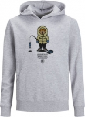 Jack & Jones Hoodie, Print, Kängurutasche, Kapuze, für Jungen