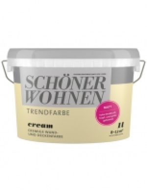 Hagebau  Dispersionsfarbe »Trendfarbe«, Cream, matt