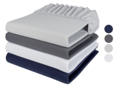 Lidl Livarno Home Livarno Home Jersey Boxspring Spannbettlaken, 140-160 x 200 cm