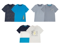 Lidl Lupilu® LUPILU® 2 Kleinkinder Jungen T-Shirts, mit Print