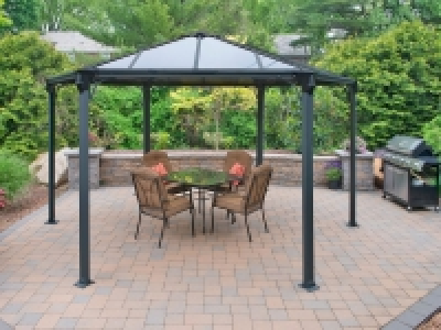 Lidl Palram Canopia PALRAM - CANOPIA Gartenpavillon »Monaco 4500«, aus Aluminium, mit UV-S