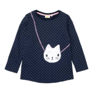 NKD  Kinder-Mädchen-Sweatshirt mit Punkte Druck