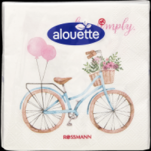 Rossmann Alouette alouette Cocktail-Serviette Fahrrad