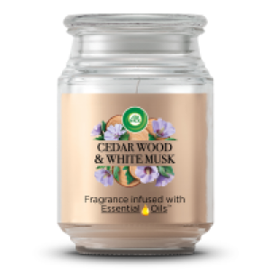 Air Wick Große Duftkerze Zedernholz & Mandelblume