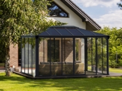 Lidl Palram Canopia PALRAM - CANOPIA Pavillon »Ledro 4300«, Aluminiumkonstruktion, mit Pol