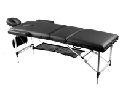 body coach Massageliege, 3-fach faltbar, mit leichtem Alu-Gestell, höh