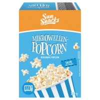 Aldi Süd  SUN SNACKS Mikrowellen-Popcorn 300 g