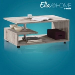 Ella@HOME Couchtisch - Sandeiche - rollbar