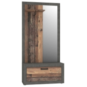 Garderobe - Old Wood Vintage - Beton - 93 cm