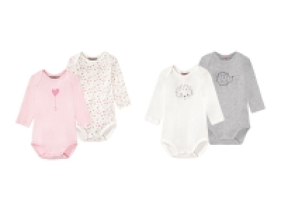 Lidl Kanz KANZ Baby Bodies Langarm, 2er Set, mit Druck