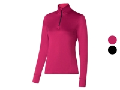 CRIVIT® Damen Funktionsshirt Thermo, sportiver Stehkragen