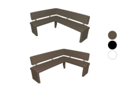 byLIVING Eckbank »Cardy«, mit verchromten Winkeln 350.04 €