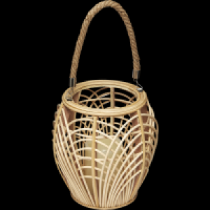 Ideenwelt LED-Rattanlaterne