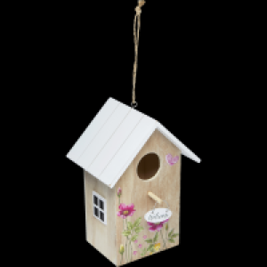 Ideenwelt Vogelhaus natur-weiß