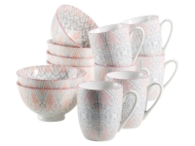 MÄSER Serie Nantes, Kaffeebecher und Schüsselset, Porzellan Geschirr-S 67.49 €