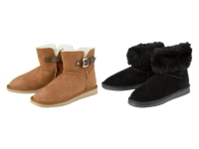ESMARA® Damen Lammfell-Stiefel, mit Veloursleder 14.99 €