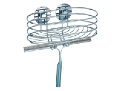 Wenko Turbo-Loc® Wandablage mit Duschabzieher, Befestigen ohne Bohren 27.70 €