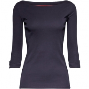 Karstadt  Esprit Shirt, Langarm, U-Boot-Ausschnitt, uni, für Damen