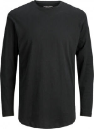 Jack & Jones Langarmshirt, Rundhals, uni, für Herren