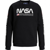 Karstadt  Jack & Jones Sweatshirt, Rundhalsausschnitt, NASA-Print, für Jungen