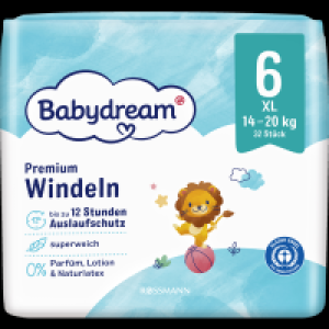 Premium Windeln Gr. 6 XL 14-20 kg 4.23 €