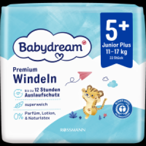 Premium Windeln Gr. 5+ Junior 11-17 kg 4.23 €