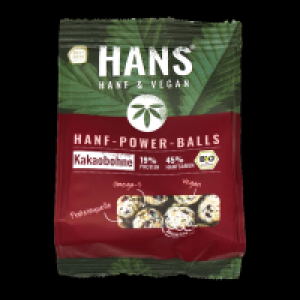 Hans Brainfood Bio Hanf-Powerballs Kakao