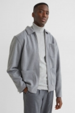 HM  Gefilzte Hemdjacke Regular Fit