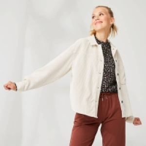 NKD  Damen-Bluse im Cord-Jacke-Style