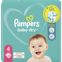 Rossmann Pampers Baby-Dry Windeln Größe 4 (9-14 kg)