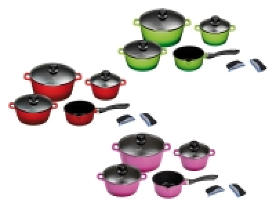 KING Kochtopf-Set, 4-teilig, aus Aluguss, mit Keramikbeschichtung, kra 52.99 €