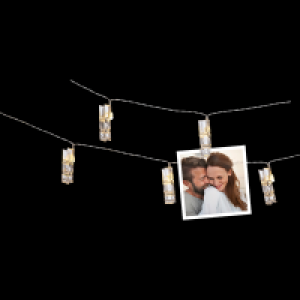 Rossmann Ideenwelt LED-Lichterkette mit Fotoclips