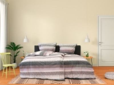 Primera Feinbiber Bettwäsche Struktur Streifen rosa-grau 19.99 €