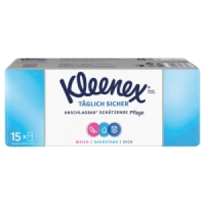 Aldi Süd  KLEENEX Täglich Sicher Taschentücher 