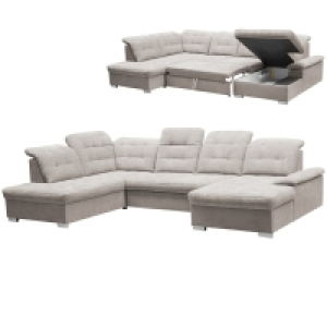 Wohnlandschaft - hellgrau - Velours - verschiedene Ausführungen 1,299.00 €